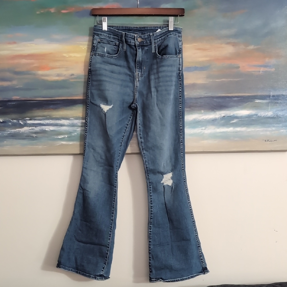 Vintage Levi's Flare Orange Tab, Size 28